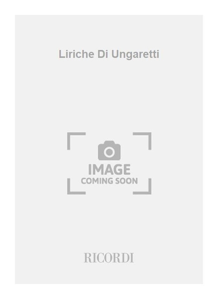 Liriche Di Ungaretti